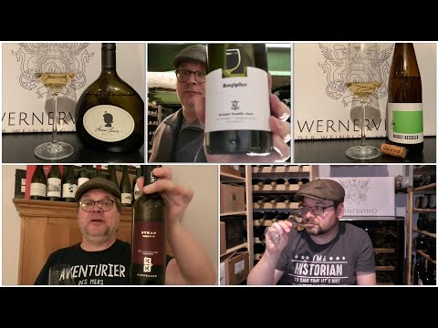 Folge 965 Weinspontis - Anna-Lena-Silvaner, K+K Syrah, Lorcher Ortsriesling und Thermen-Rotgipfler