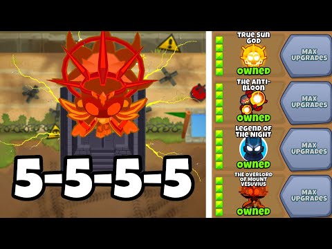 DER SCHWARZE 5-5-5-5 SUPERAFFE (Bloons Tower Defense 6)