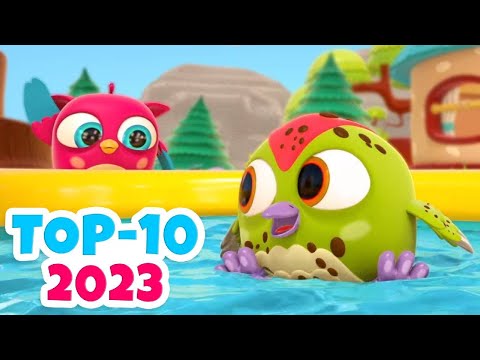 HopHop die Eule Cartoons. Kompilation. TOP-10