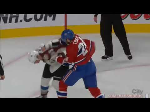 Jarred Tinordi vs Cody McLeod (10/18/14)