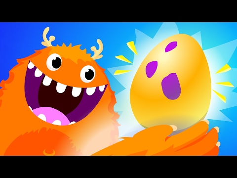 Surprise Egg Gummy Worms! | Kids Songs | by Little Angel