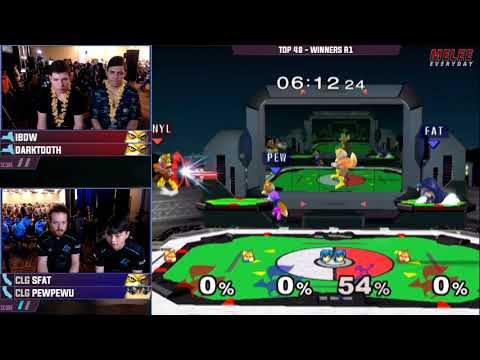 Smash'N'Splash 4 TOP 48 WINNERS - iBDW + Darktooth (Blue) vs CLG | SFAT + CLG | PewPewU