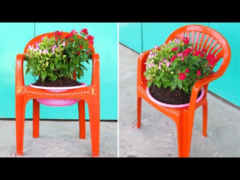 Making a beautiful waterfall garden Portulaca Moss Rose from plastic bottles for small garden