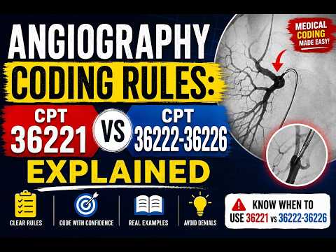 Angiography Coding Rules Cpt 36221 Vs 36222 36226 Explained
