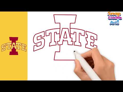 How To Draw Iowa State Logo