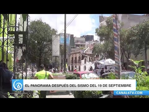 Así el luce la Ciudad de México después del sismo del 19 de septiembre