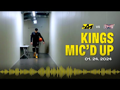 Kings Mic’d Up 貼身麥克風 | 林書豪 Jeremy Lin | 總是全力以赴 最挺隊友的哥哥 | 新北國王 v. 琉球黃金國王 2024.01.24 | EASL 2023-2024