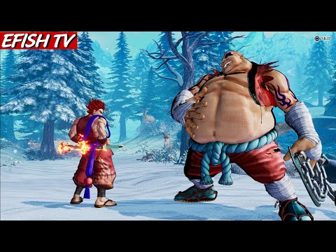 Kazama Kazuki vs Earthquake (Hardest AI) - Samurai Shodown