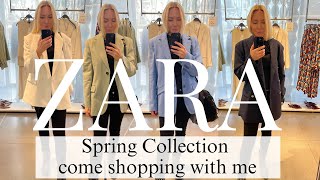 ZARA SHOPPING HAUL TRY ON SPRING COLLECTION | COME SHOPPING WITH ME TO ZARA