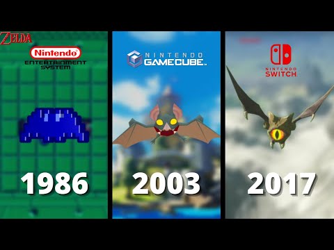 Evolution of The Legend of Zelda: Keese (1986 - 2019)