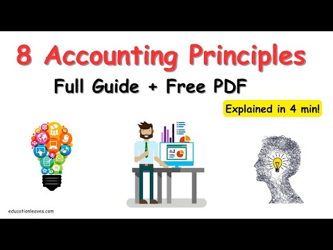 8 Accounting Principles & Concepts | Full Guide + Free PDF #accounting #accountingprinciples