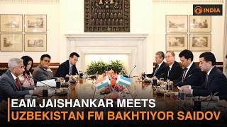 EAM Jaishankar meets Uzbekistan FM Bakhtiyor Saidov