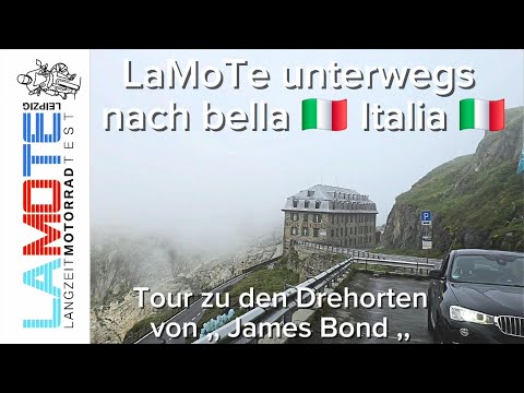 LaMoTe.Leipzig unterwegs nach bella Italia zu den Drehorten von ,,James Bond/Goldfinger,, Furka Pass
