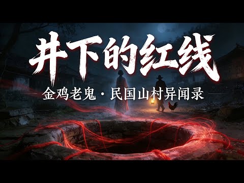 【南阳沟诡事录】老井捞出白骨，手腕缠着红绳！村中未嫁女夜夜惊叫，奇人“金鸡老鬼”出手安魂。#民间灵异故事 #农村怪谈 #老井灵异事件