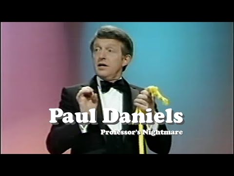 Paul Daniels performs a classic of magic, Professor's Nightmare