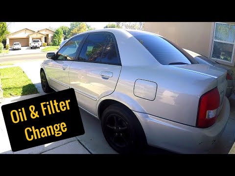2000 Mazda Protege ES Oil and Oil Filter Change - 1.8L or 1.6L