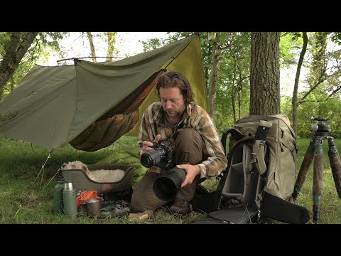 4 days Nature Photography and Wild Camping | the cameras, lenses and outdoor equipment in my bag