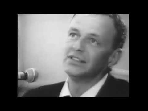 Frank Sinatra  "It Was A Very Good Year" -  In the Studio Full Film Clip Restored -  -