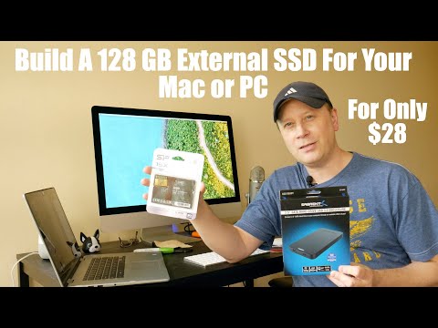 Build Your Own 128 GB External SSD for Mac and PC for Under $28