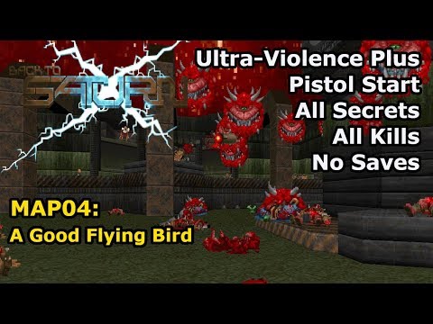 Doom II: BTSX E1 - MAP04: A Good Flying Bird (Ultra-Violence Plus 100%)