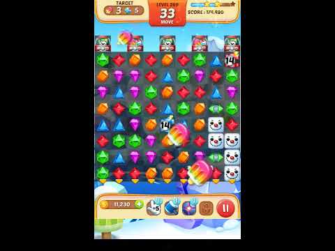 Jewel Match King Level 269 - Walkthrough ( No Booster )
