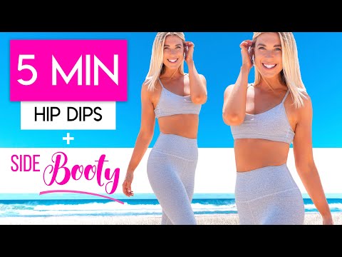 5 MINUTE HIP DIP + SIDE BOOTY WORKOUT 🍑💕 Shape Your SIDE BOOTY