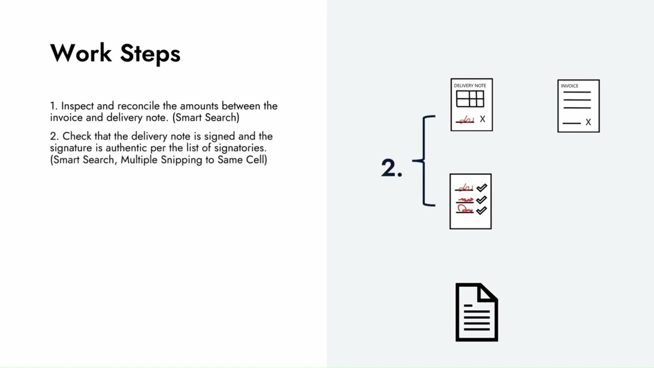 DataSnipper Use Case - Walkthrough