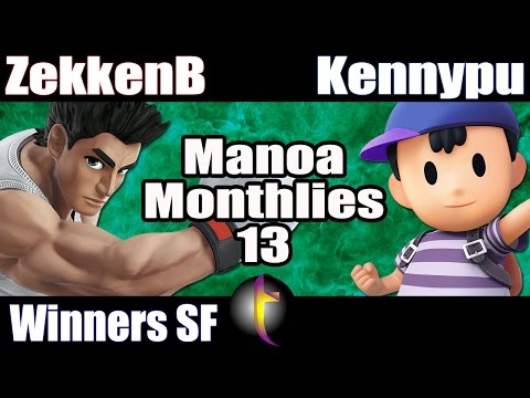 MM13 Singles: SSB Wii U - WSF - ZekkenB vs Kennypu