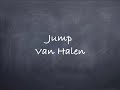 Jump-Van Halen Lyrics