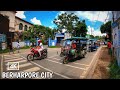 Walking Tour India Berhampore City Murshidabad - 4K Video ASMR