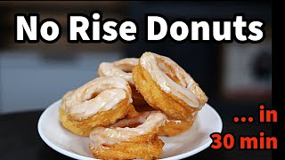 Quick No Rise Donuts | Spritzkuchen (German Crullers)