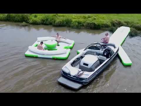 AQUA DECK - FLOATING DECK TO PROTECT YOUR BOAT, PONTOON, JETSKI, OR JUST TO PLAY ON. HIGH QUALITY.