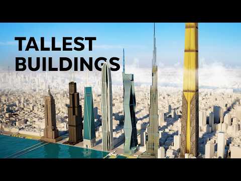 The Tallest Skyscrapers in the World: A 3D Size Comparison