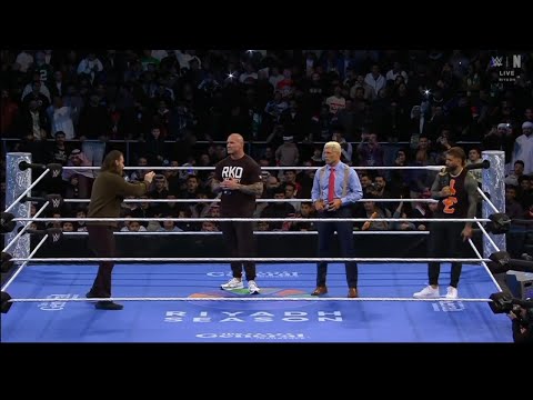 Confrontation between Cody Rhodes, Randy Orton, Jey Uso, and Sami Zayn - WWE Smackdown 01/30/2026...