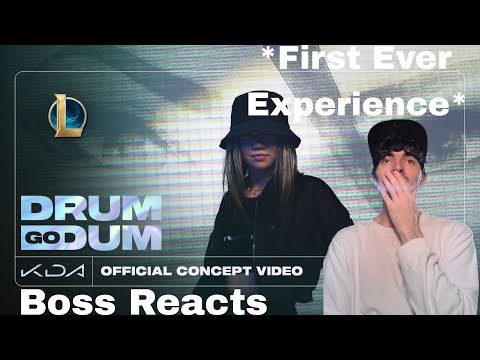 *First Time Hearing* K/DA Reaction | K/DA - Drum Go Dum | Amazing! [Boss reacts]