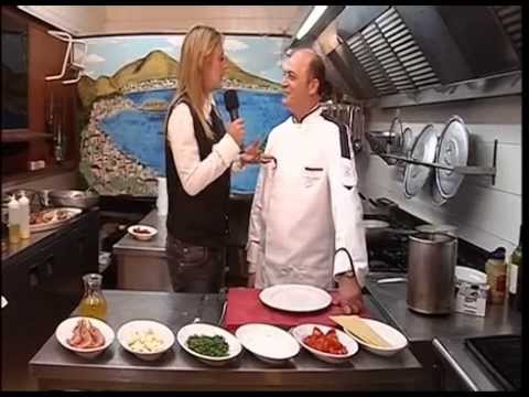 Chef Claudio Capasso e Mariasilvia Malvone - Spaghetti con gamberoni