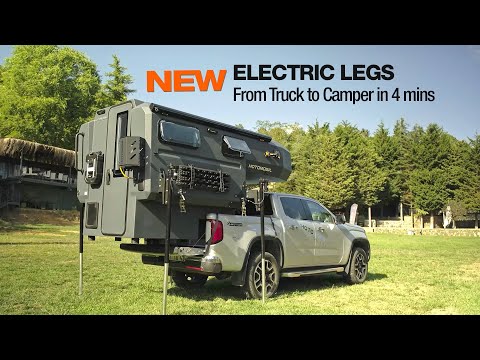 Gladiator Pickup Camper – Electric Legs | Load & Unload in 4 Minutes | Hotomobil