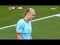 Haaland open goal miss vs Liverpool