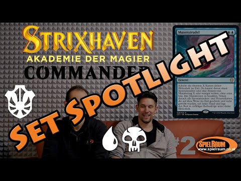 Set Spotlight - Strixhaven: Commander 21 - Blau & Schwarz [Deutsch]