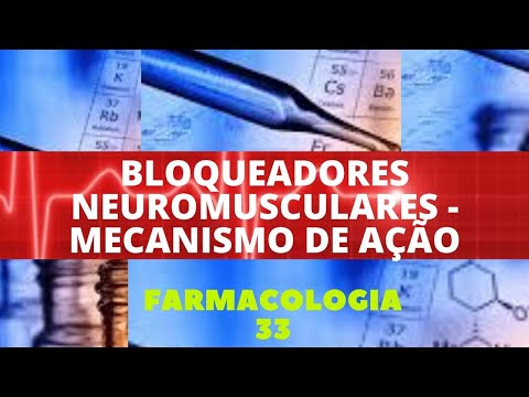 BLOQUEADORES NEUROMUSCULARES - MECANISMO DE AÇÃO - FARMACOLOGIA 33
