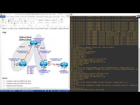 CCNPv7 ROUTE - Chapter 3 Lab 3-2 Multi-Area OSPFv2 and OSPFv3 with Stub Area