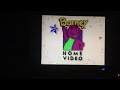 Closing To Barney S Imagination Island VHS 1994