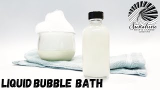 How To Make A Liquid Bubble Bath From Scratch With Goat Milk (DIY+Tutorial) Beginner friendly!