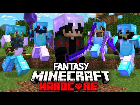 Palmzy - 100 Players Simulate Fantasy Battle Royale in Minecraft!