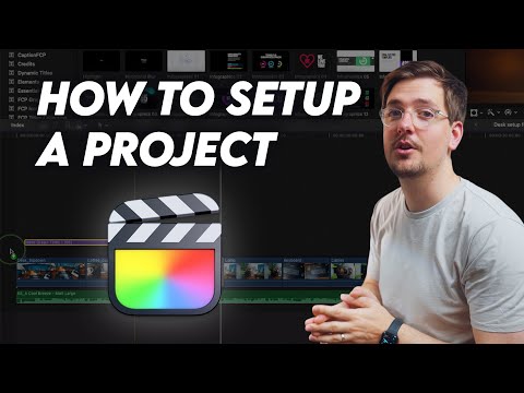 How to Create A New Project in Final Cut Pro [For Beginners]