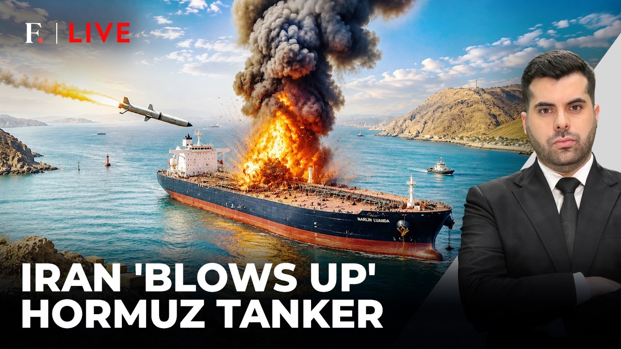 Iran 'Fires' Anti-Ship Missiles at Tanker Near Strait of Hormuz: Report | Firstpost Live