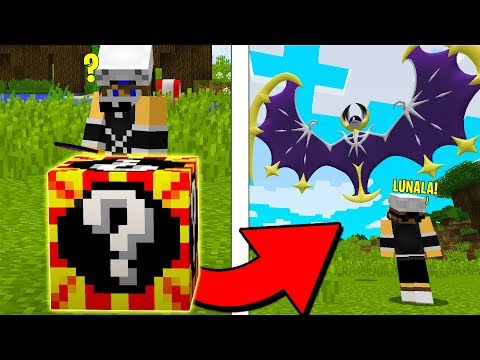 Minecraft ITA - the LUCKYBLOCKS of the LUCKIEST LEGENDARY POKEMON!
