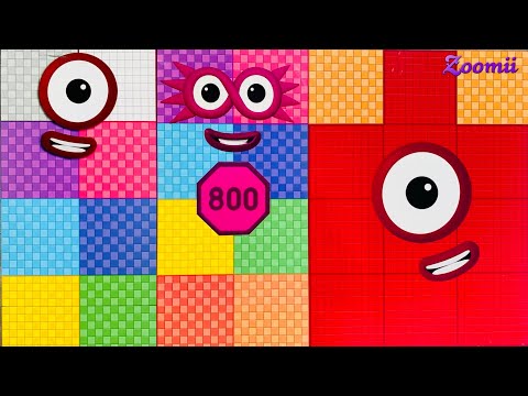 Looking for Numberblocks Puzzle Tetris NEW 100 vs 1200 Space ASMR Numberblocks Satisfying Video #88