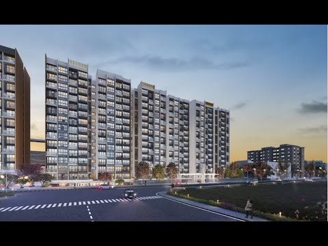 L And T Seawoods Residences North Towers Project Tour 1