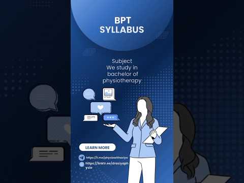 Syllabus of BPT all 4 years | Which Subjects we Study in BPT #physiofitwithasiya #physiotherapy #bpt